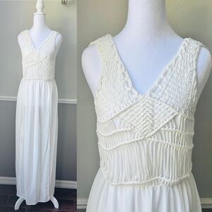 Swimsuit Coverup White Crochet Top